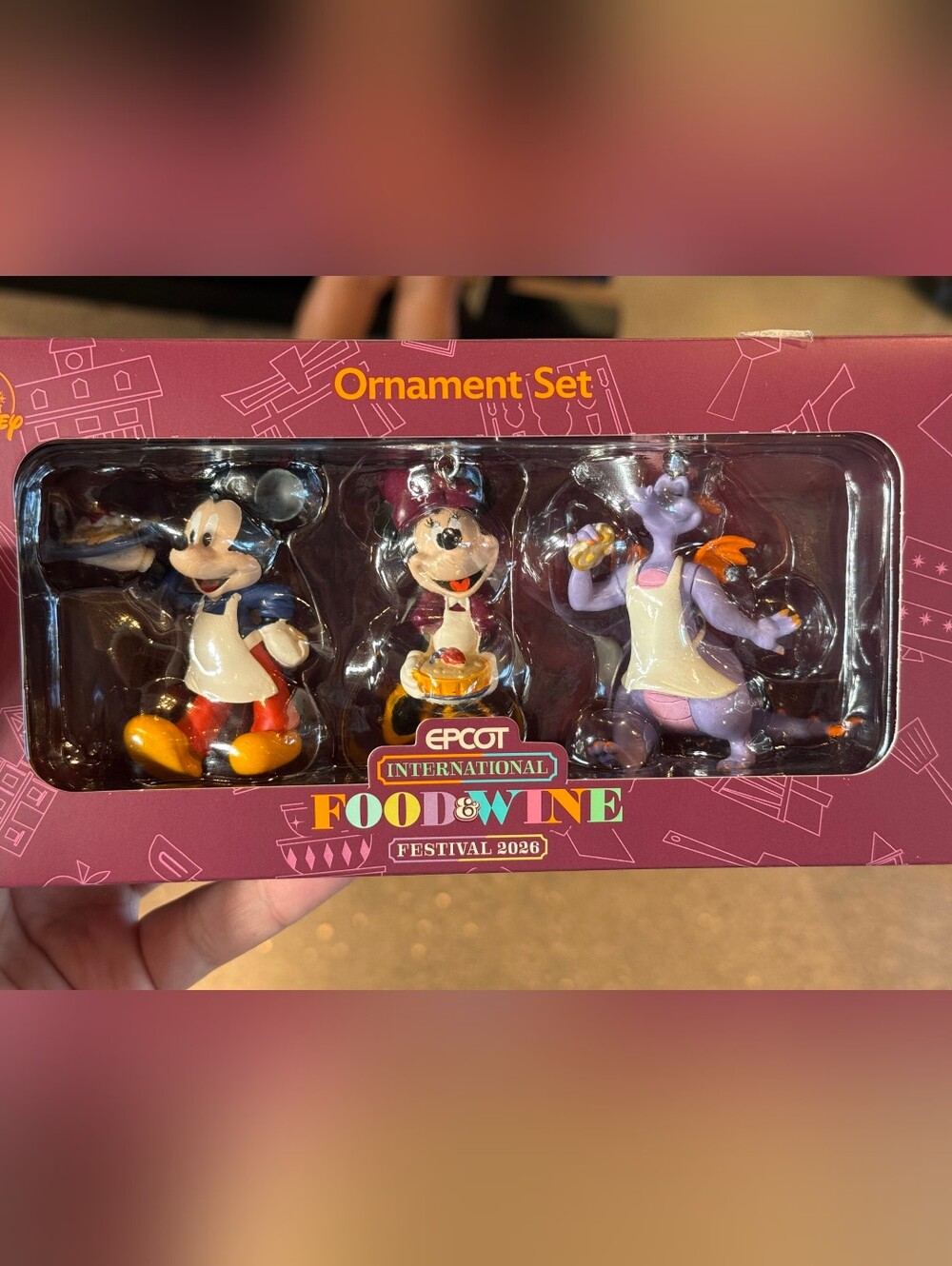 Disney Parks 2026 Food And Wine Festival Ornament Set
